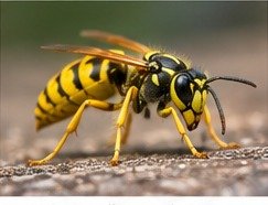 Yellow jacket identification image