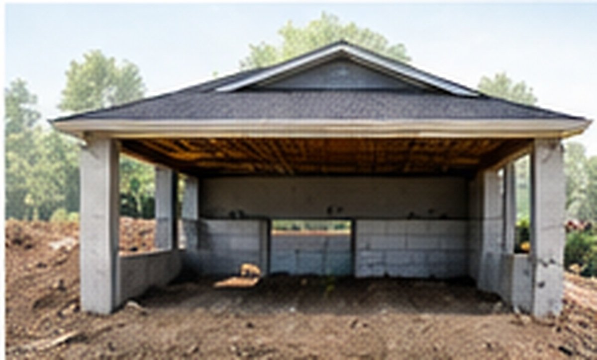 Crawlspace foundation illustration